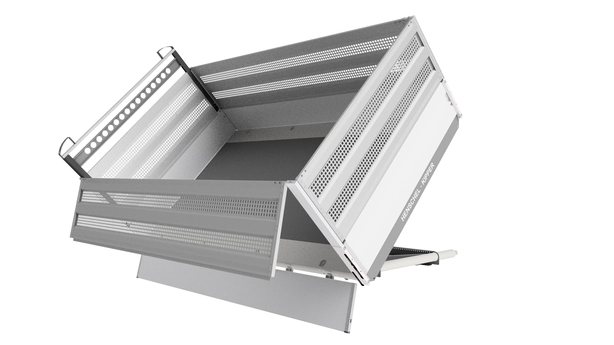 Wywrotka trójstronna Henschel – widok 3 perspektywa