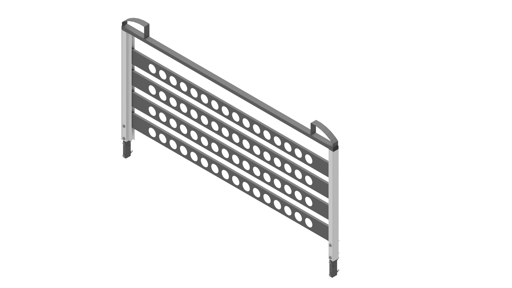 Osłona kabiny z lamellami