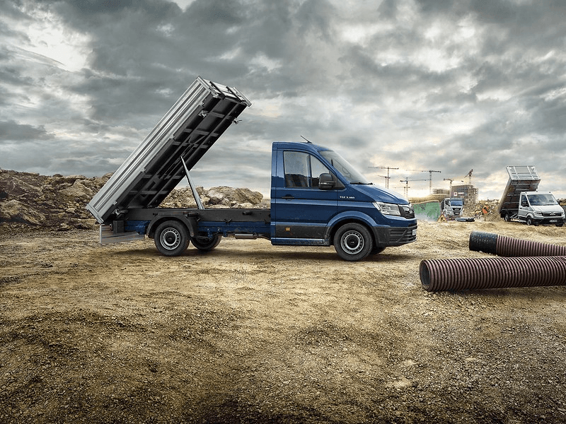 Wywrotka Henschel w terenie