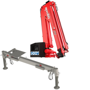 Maxilift ML 270.2 H żuraw + rama podporowa wyposażona w 2 nogi hydrauliczne