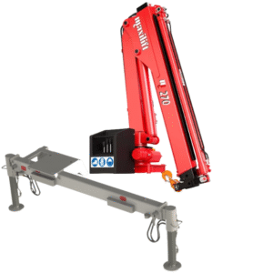 Maxilift ML 270L.2 H żuraw + rama podporowa wyposażona w 2 nogi hydrauliczne