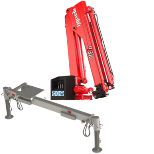 Maxilift ML 330.2 H żuraw + rama podporowa wyposażona w 2 nogi hydrauliczne